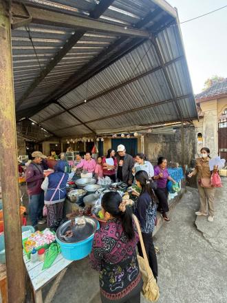 Pasar Desa Tajun Ikuti Penilaian Lomba Pasar Berbasis Tri Hita Karana 2026.